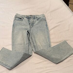 Wild Fable Women’s High Rise Slim Straight Jeans Blue Denim Size 4